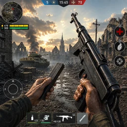 2차 세계대전 WW2 FPS 전술 슈팅 게임 군인 게임 아이콘